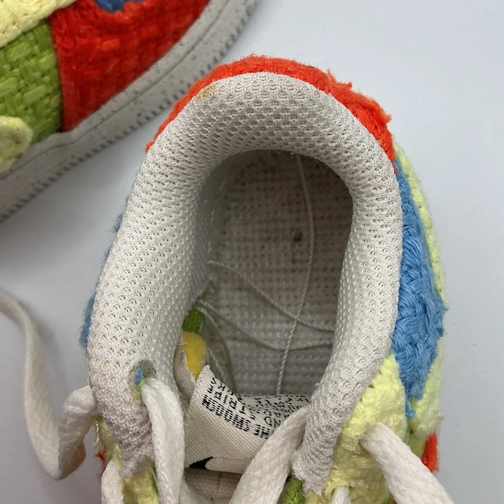 Nike Boys Air Force 1 Low LV8 Next‎ Nature 'Hemp - Multi' DV2192-400 Size 5C